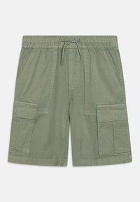 IKKS CARGO BERMUDA SHORTS- ELASTICATED WAIST - Kapsáče - kaki clair