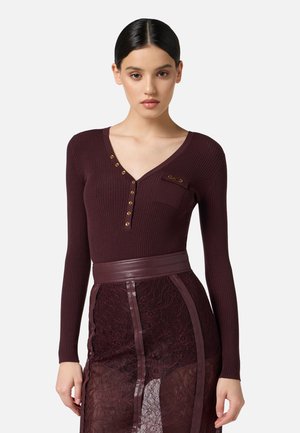 CON TASCHINO - Pullover - bordeaux