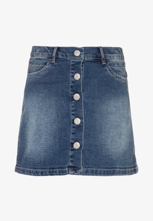 NKFTEGANI A-SHAPE SKIRT - Jeansrok - medium blue denim