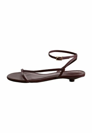 Next REGULAR FIT - SIGNATURE STRAPPY TOE THONG - Sandals - burgundy red leather