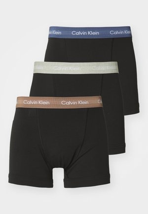 TRUNK 3 PACK COTTON STRETCH - Boxer alsónadrág - blue/black/brown