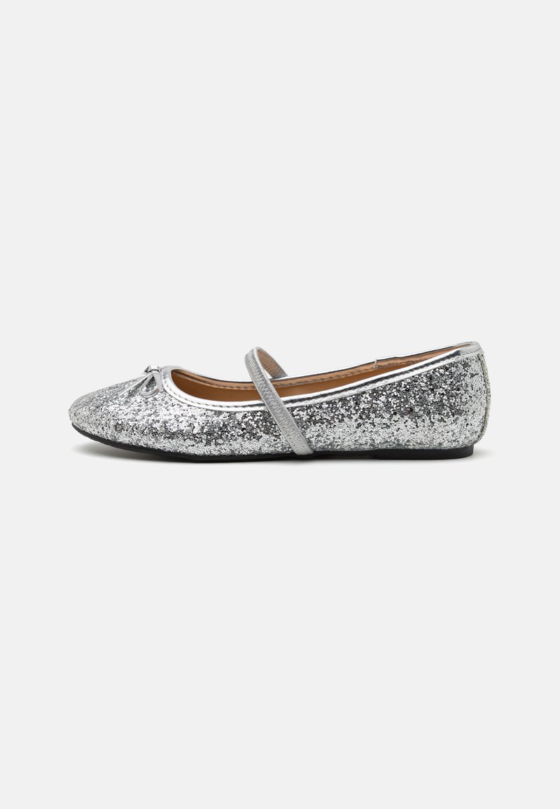 Even&Odd - Ankle strap ballet pumps - silver, Enlarge