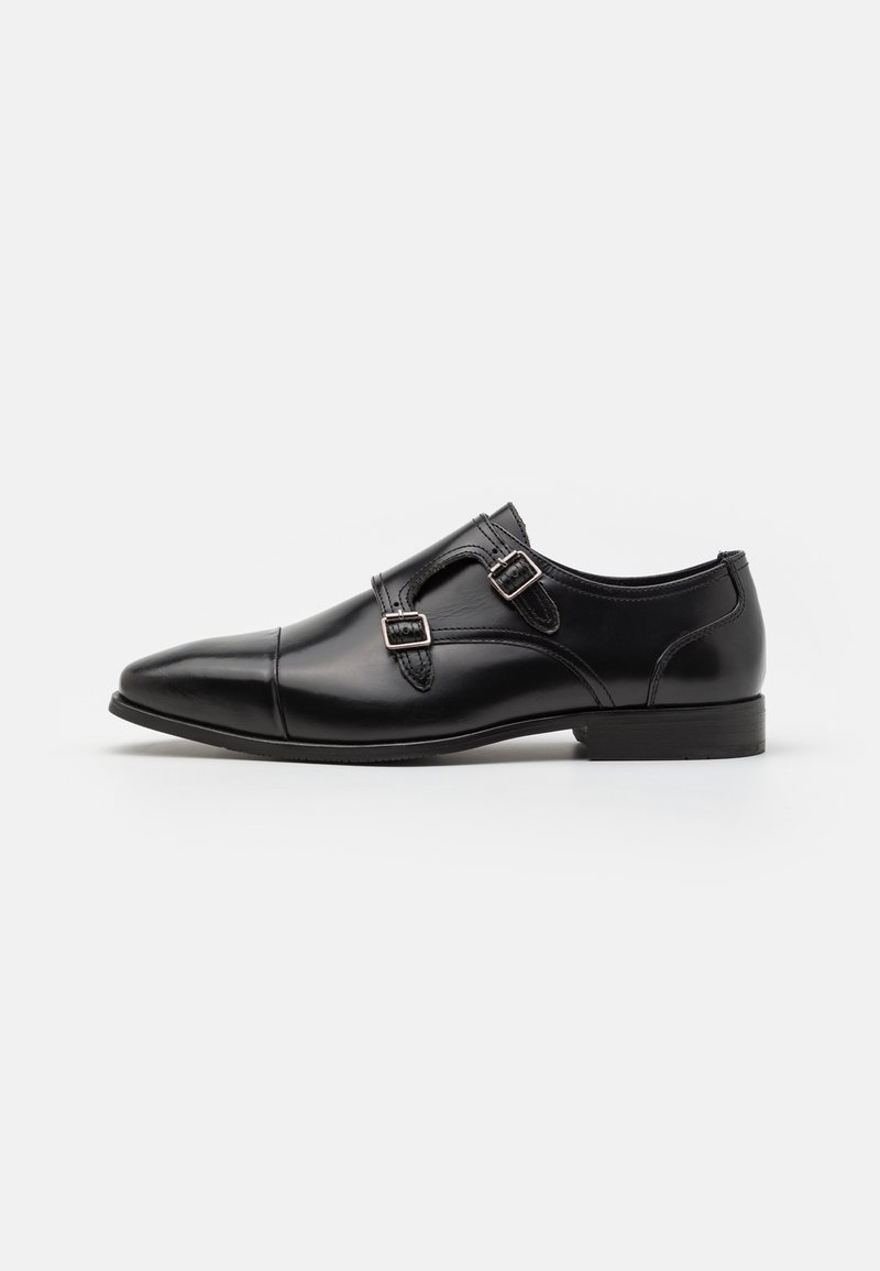 Pier One - LEATHER - Business-Slipper - black, Vergrößern