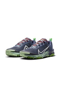 Nike Performance REACT TERRA KIGER 9 - Scarpe da trail running - thunder blue vapour green light armoury blue summit white