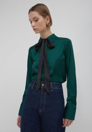 Calliope EN AVEC NŒUD - Button-down blouse - vert