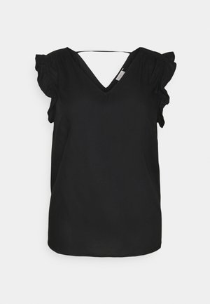 CARDES LIFE SOLID - Blus - black
