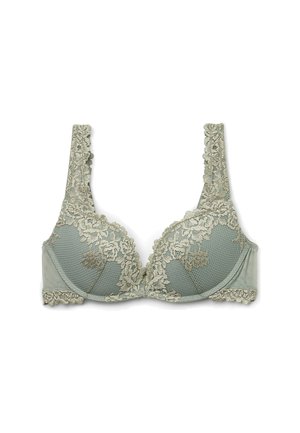 Intimissimi GIOIA PRETTY FLOWERS SUPER - Push-up bra - grün fade green