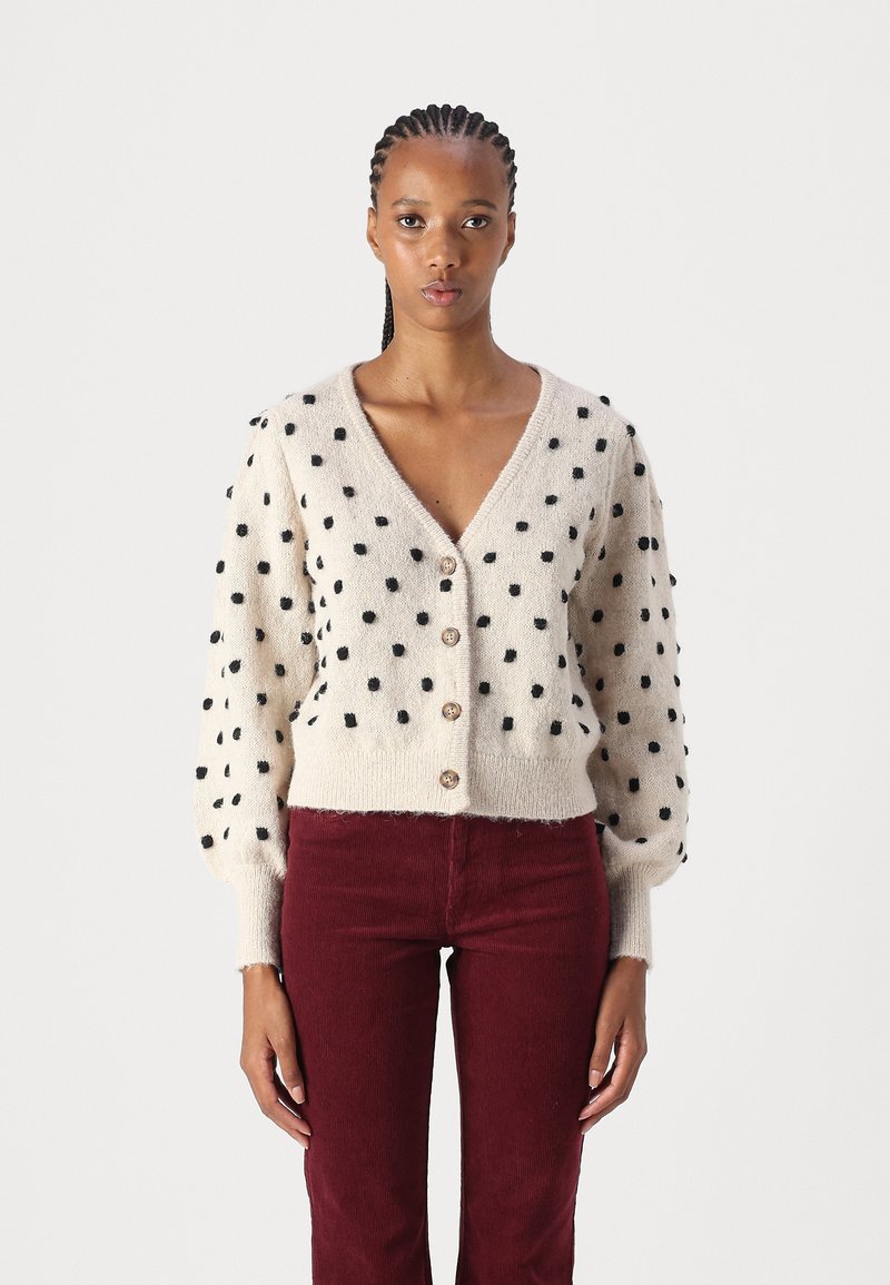 JDY SIGRID LIFE VNECK STRUC - Vest - cement