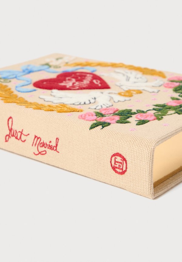 JUST MARRIED HEART - Clutch - champagne3