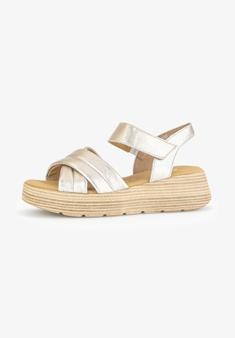 Gabor Comfort Platformas sandales - puder