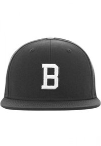 MSTRDS UNISEX LETTER SNAPBACK - Naģene - mottled anthracite white