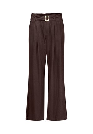 Cartoon, CARTOON MIT BUNDFALTEN CASUAL-HOSE - Pantalon classique - dunkelbraun