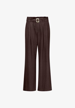 Cartoon, CARTOON MIT BUNDFALTEN CASUAL-HOSE - Pantalon classique - dunkelbraun