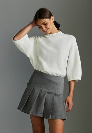 Next PONTE - REGULAR FIT - Suknja A kroja - grey