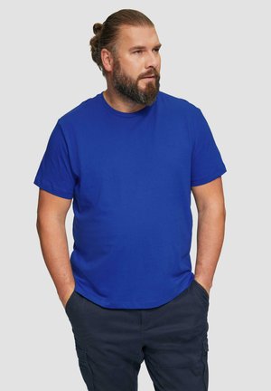 s.Oliver MIT KLEINEM LOGO-DETAIL - T-Shirt basic - ozeanblau