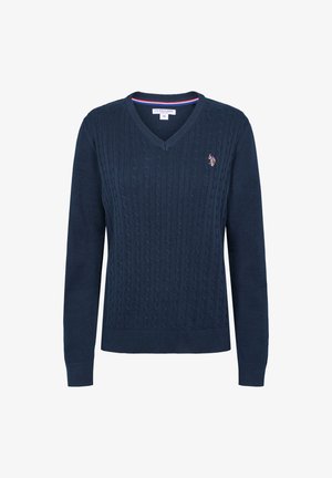 U.S. Polo Assn., UWBELL - Striktrøje - dark sapphire