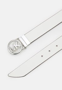 MICHAEL Michael Kors REVERSIBLE BELT - Cinto - optic white