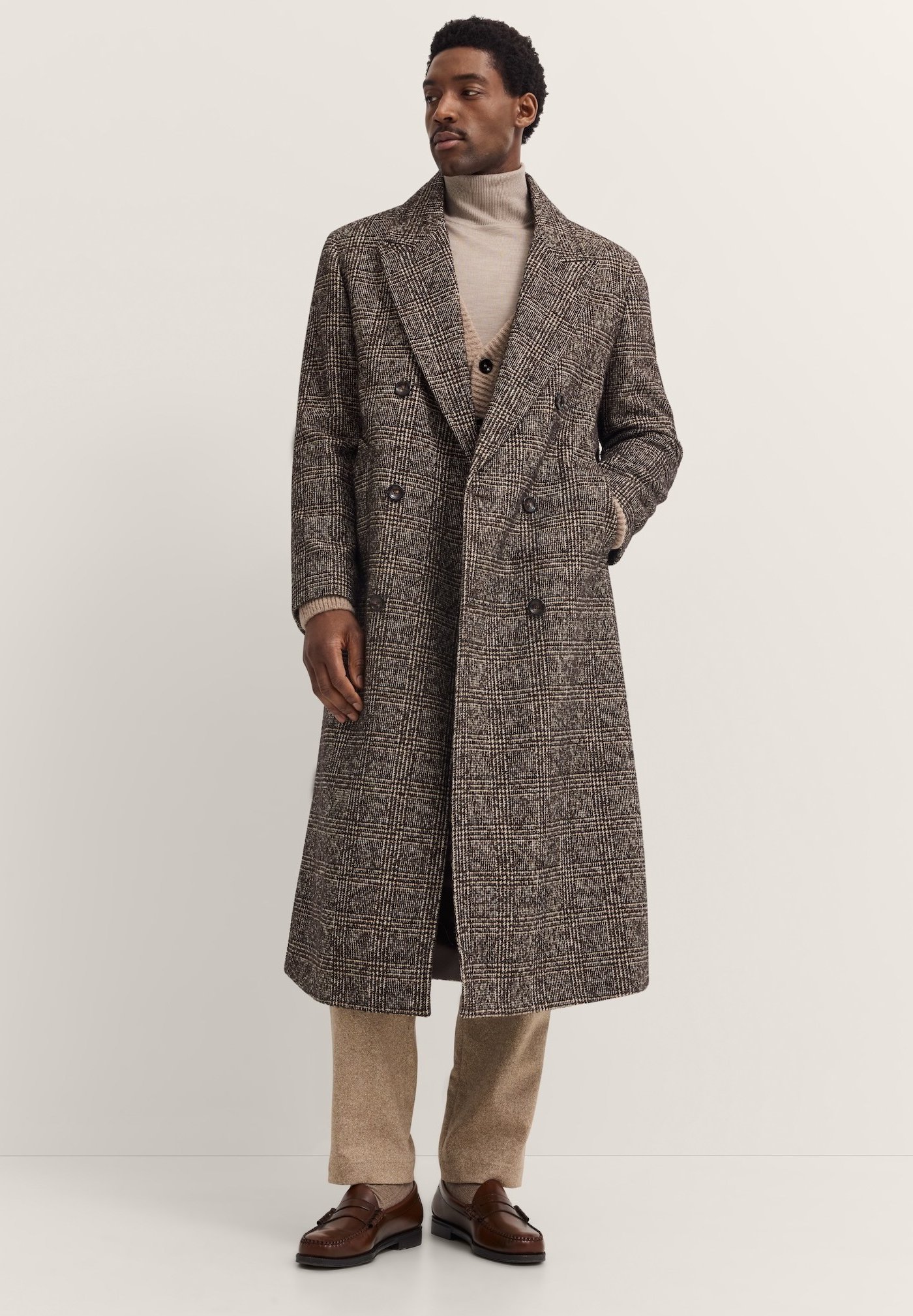 Dreimaster Mantel Karo Muster Esprit Damen Kurzmantel Esprit