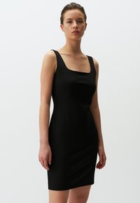 Jimmy Key SQUARE NECK BASIC MINI WITH STRAPS - Jurk - black