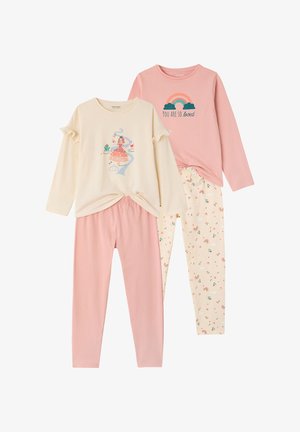 Vertbaudet, 2ER-PACK LANGE ÄRMEL SET - Pyjama set - rosa