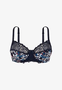 Non sélectionné, imprimé floral bleu & rose pale