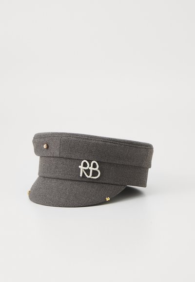RUSLAN BAGINSKIY PIERCED LOGO BAKER - Gorro - grey