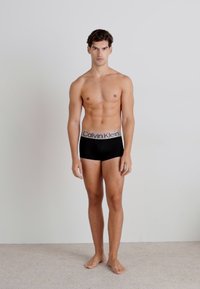 Calvin Klein Underwear LOW RISE TRUNK 3 PACK CKR STEEL MICRO - Boxer brief - syrah lgs