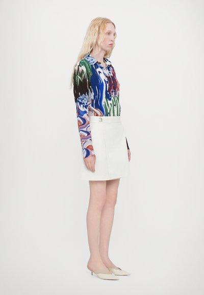 Soulland SKIRT - Denimová sukně - white