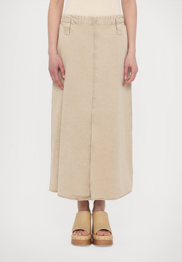 ESTASI - Maxi skirt - beige