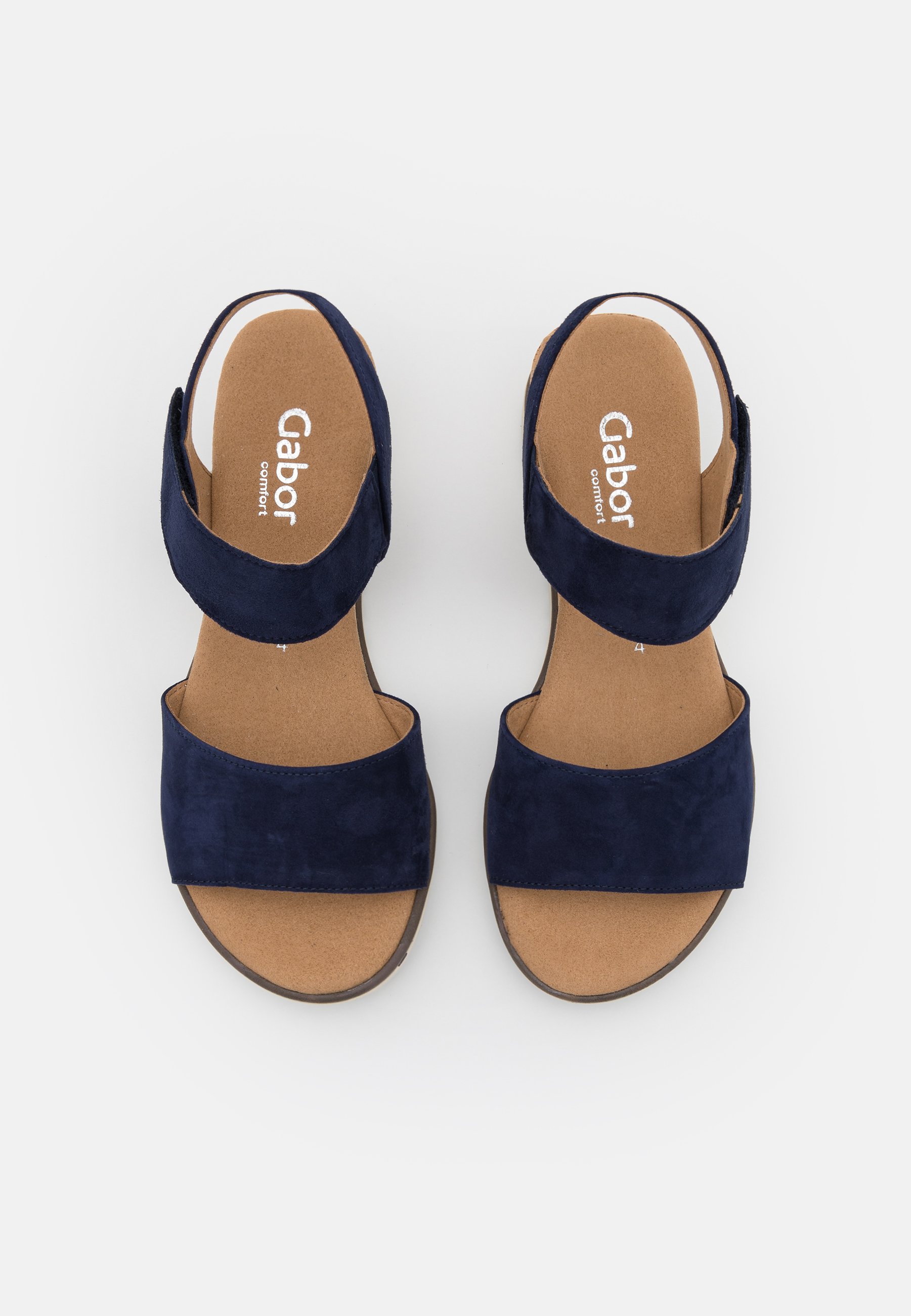 Gabor Comfort Sandalen met sleehak - bluette/Blauw - Zalando.nl