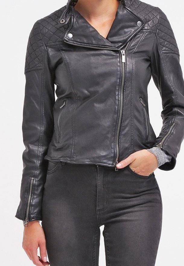 Goosecraft Giacca di pelle - black