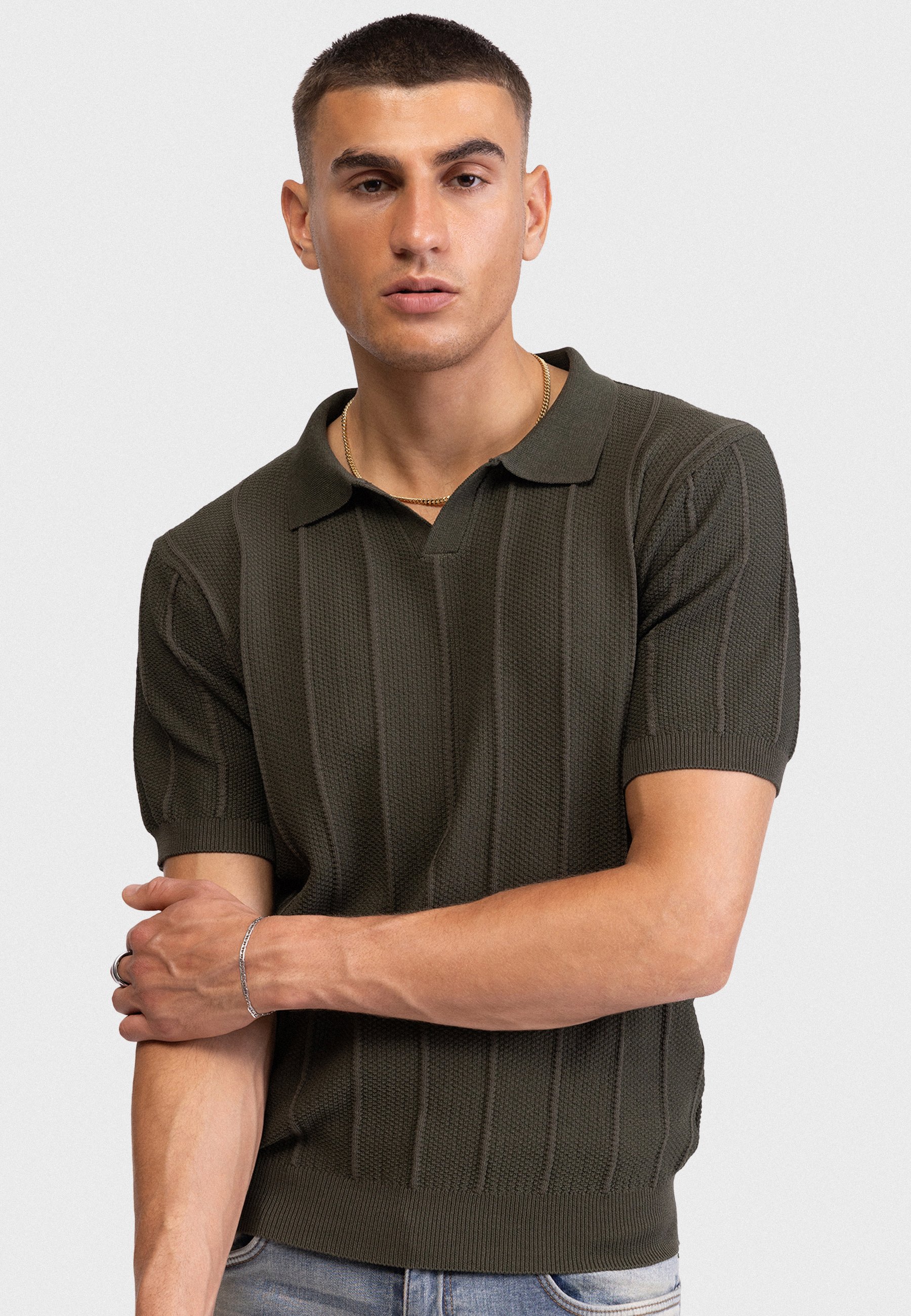 Redefined Rebel DYLAN REGULAR FIT - Polo shirt - forest night