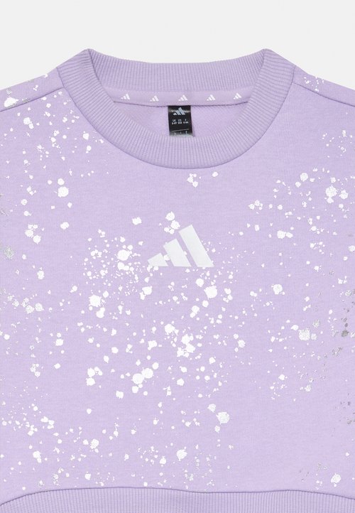 adidas KIDS UNISEX SET - Leggings - powder plum/silver-coloured — photo 4