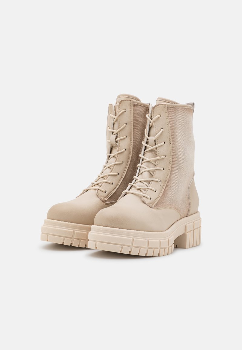 Damen Ankle Boots | Bugatti TONIC Plateaustiefelette beige - NZ01767 Damen Ankle Boots | Bugatti TONIC Plateaustiefelette beige - NZ01767