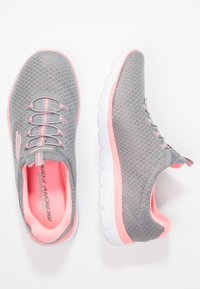 Skechers SUMMITS - Trainers - gray/pink