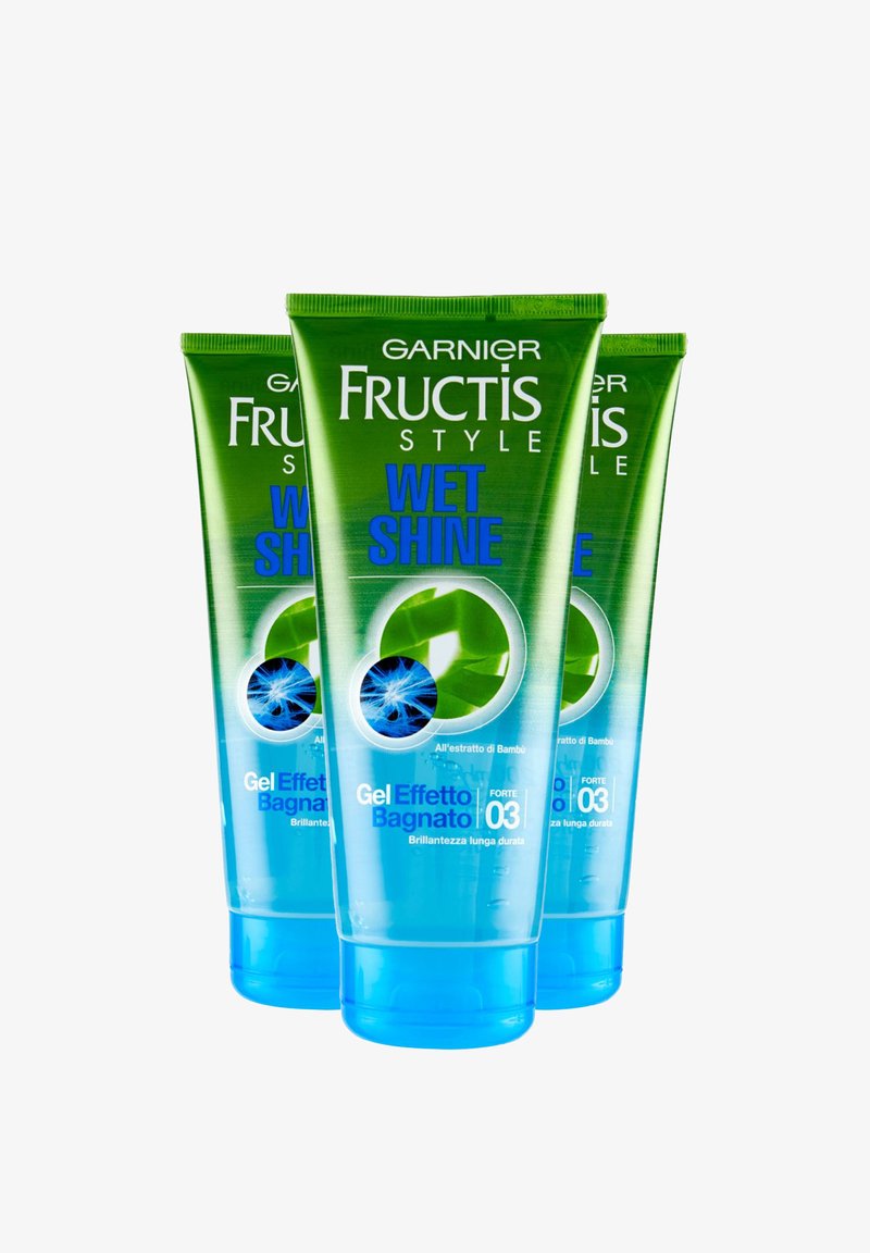 Garnier - GEL PER CAPELLI FRUCTIS STYLE, EFFETTO WET&SHINE - 3 PACK - Trattamenti capelli - effetto wet&shine, Ingrandire