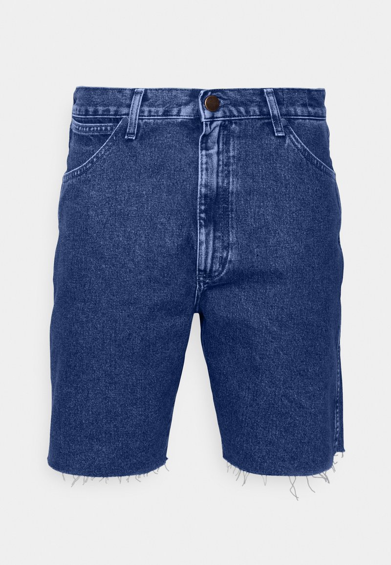 Wrangler Jeansshort blauw denim/bluedenim