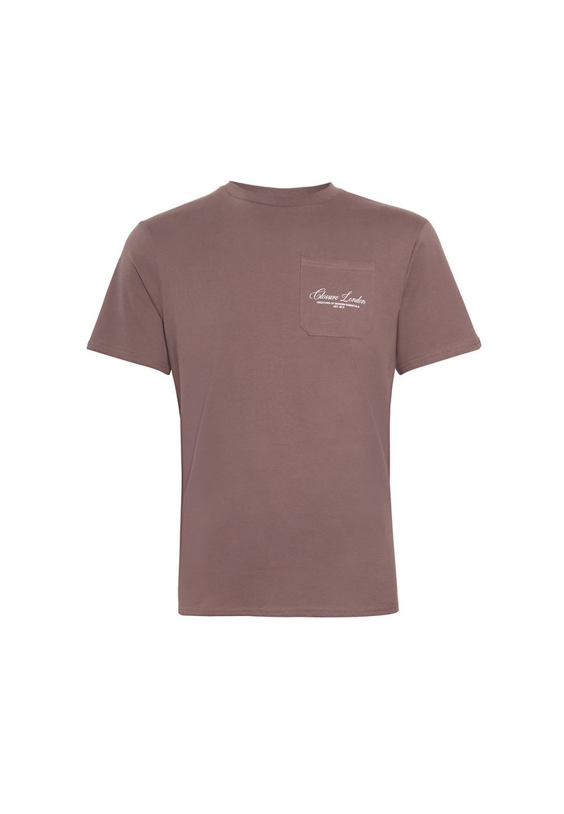 CLOSURE London T-shirt print bruin