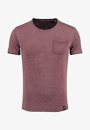 T-shirt con stampa - dark red