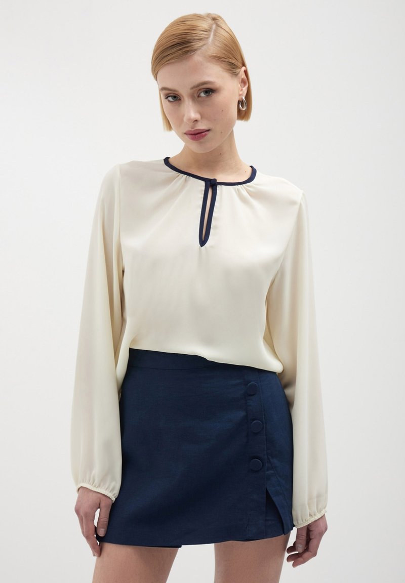 Calliope Gonna a campana - blu navy