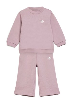 adidas Originals CREW PANTS SET-INFANT UNISEX - Παντελόνι φόρμας - magic mauve