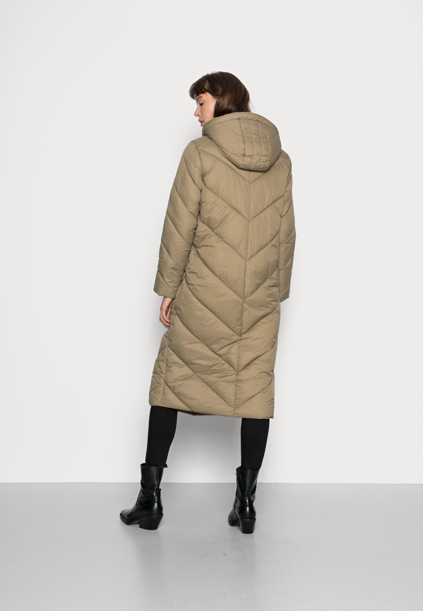 saint tropez long padded jacket