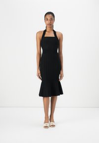 Guess HALTER STRAP SOFIE DRESS - Cocktail dress / Party dress - jet black/ black - Zalando.ie