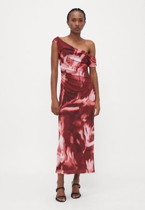 GISELLA TIPPED MIDI DRESS - Vestito elegante - berry odella