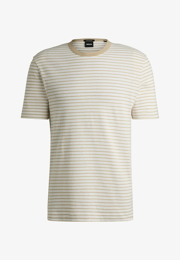 Print T-shirt - light beige five3