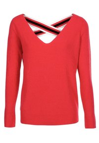 Morgan Pullover - red