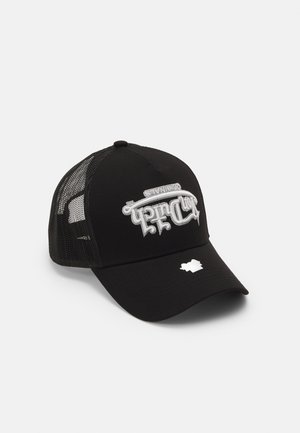 Von Dutch TRUCKER SOHO UNISEX - Naģene - black/cream