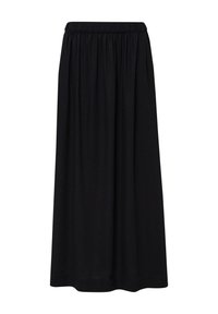 s.Oliver MIT EINGRIFFTASCHEN - A-line skirt - schwarz