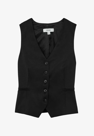 Reiss REGULAR FIT - MILLIE SINGLE BREASTED TAILORED - Bodywarmer - black
