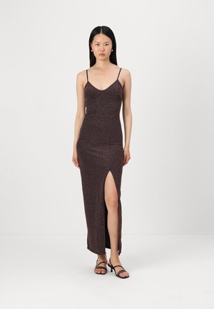 ROME STRAPPY GLITTER MAXI - Cocktail dress / Party dress - bronze